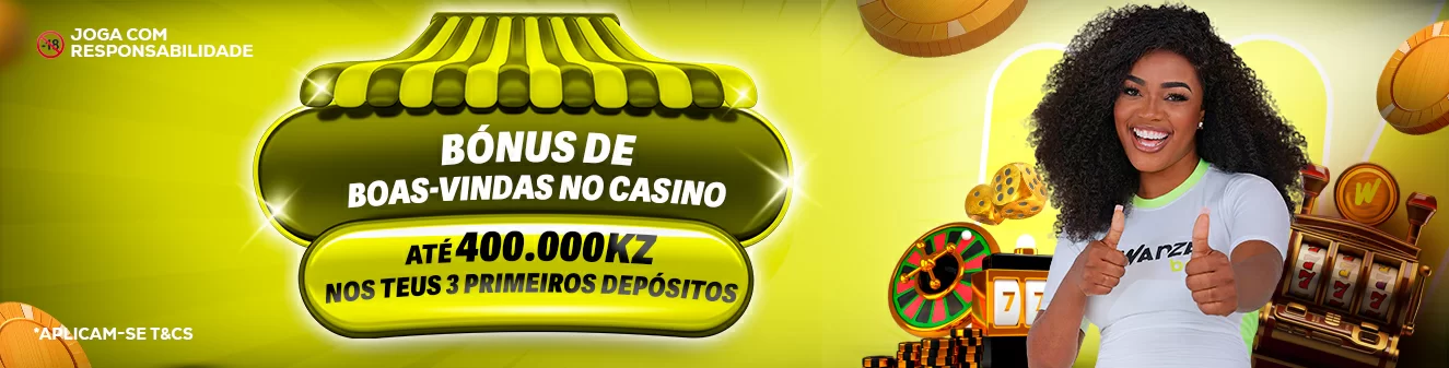 Kwanzabet - Bonus de boas-vinda no Casino