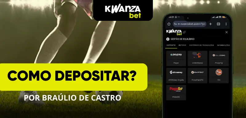 omo depositar na Kwanza Bet Angola