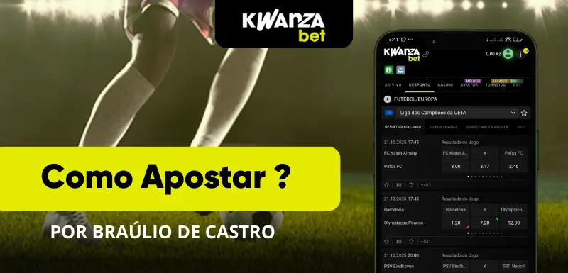 Como apostar na Kwanza Bet